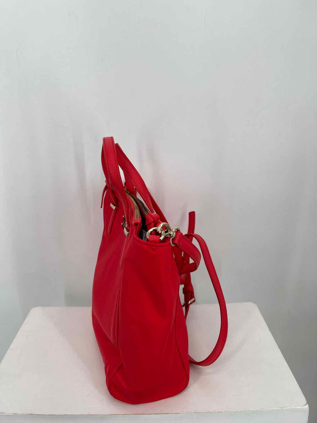 Kate Spade Red Nylon Satchel