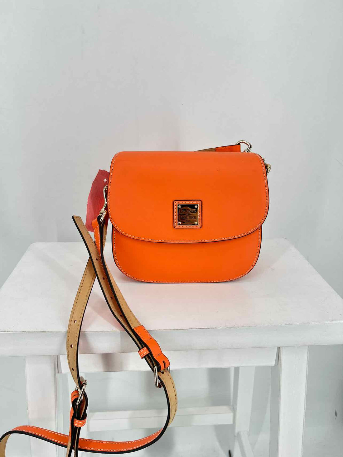 Dooney & Bourke Pastel Orange Leather Sold Out Crossbody
