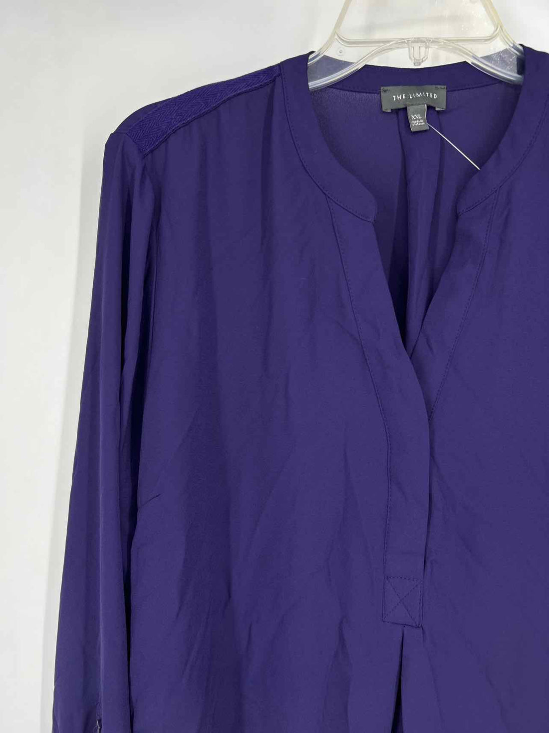 The Limited Size XXL Purple Long Sleeve Top/Blouse