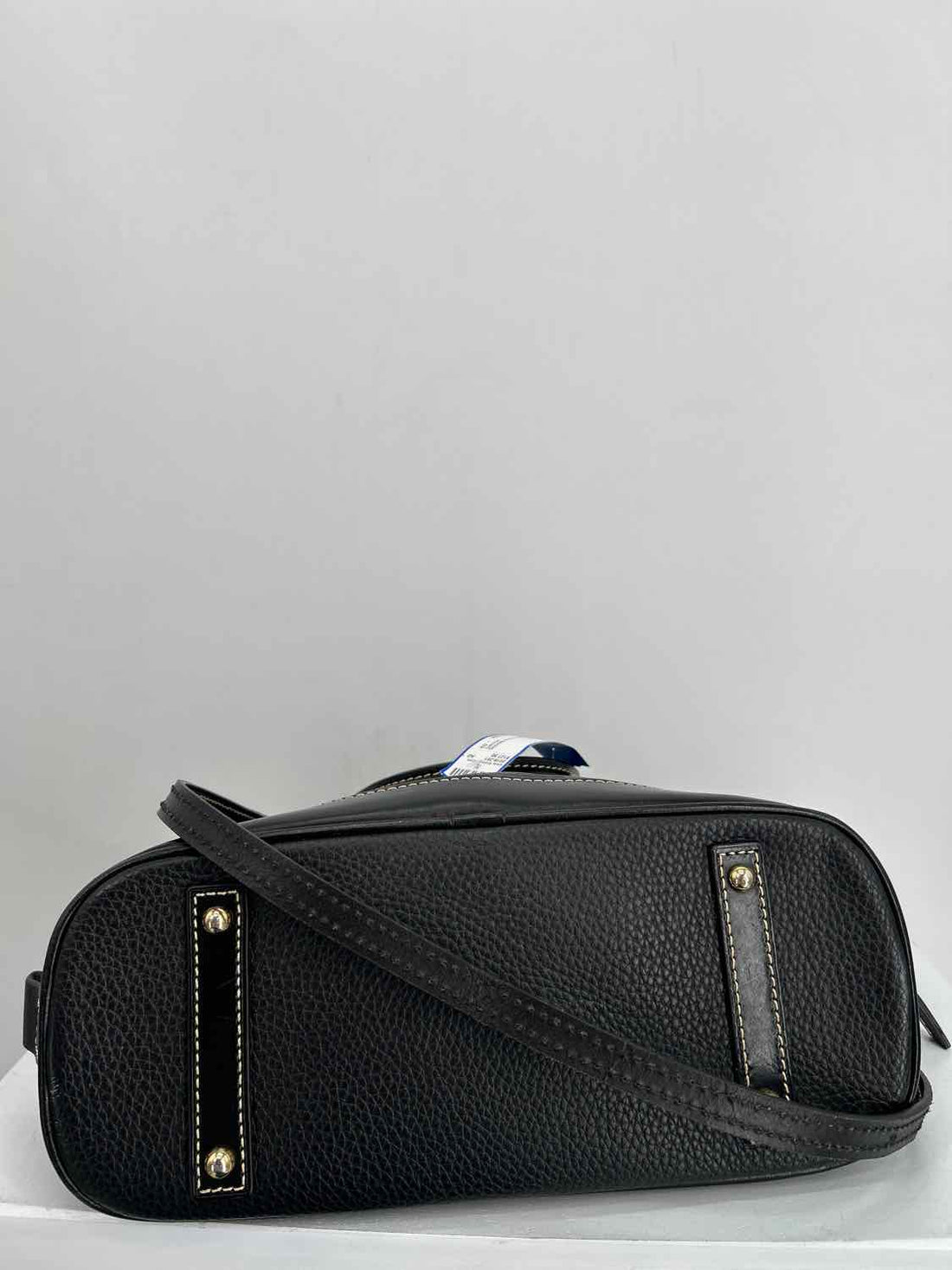 Dooney & Bourke Black Pebble Grain Zip Zip Satchel
