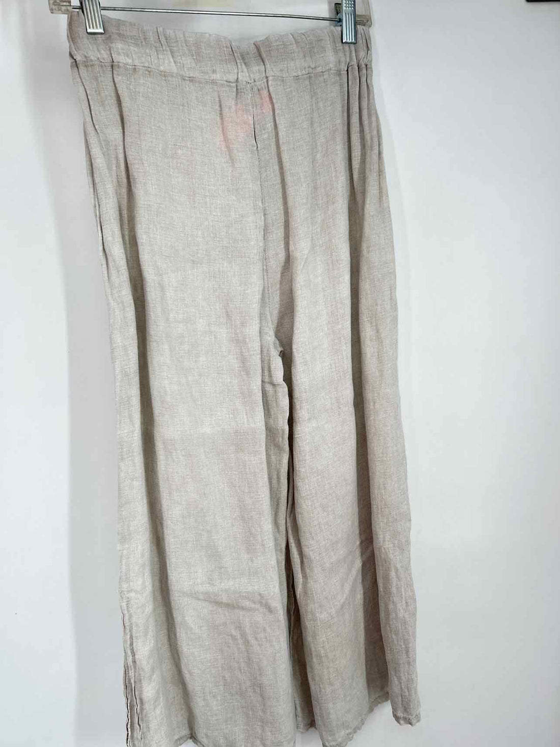 Tempo Paris Size S Pale Gray Linen Pants