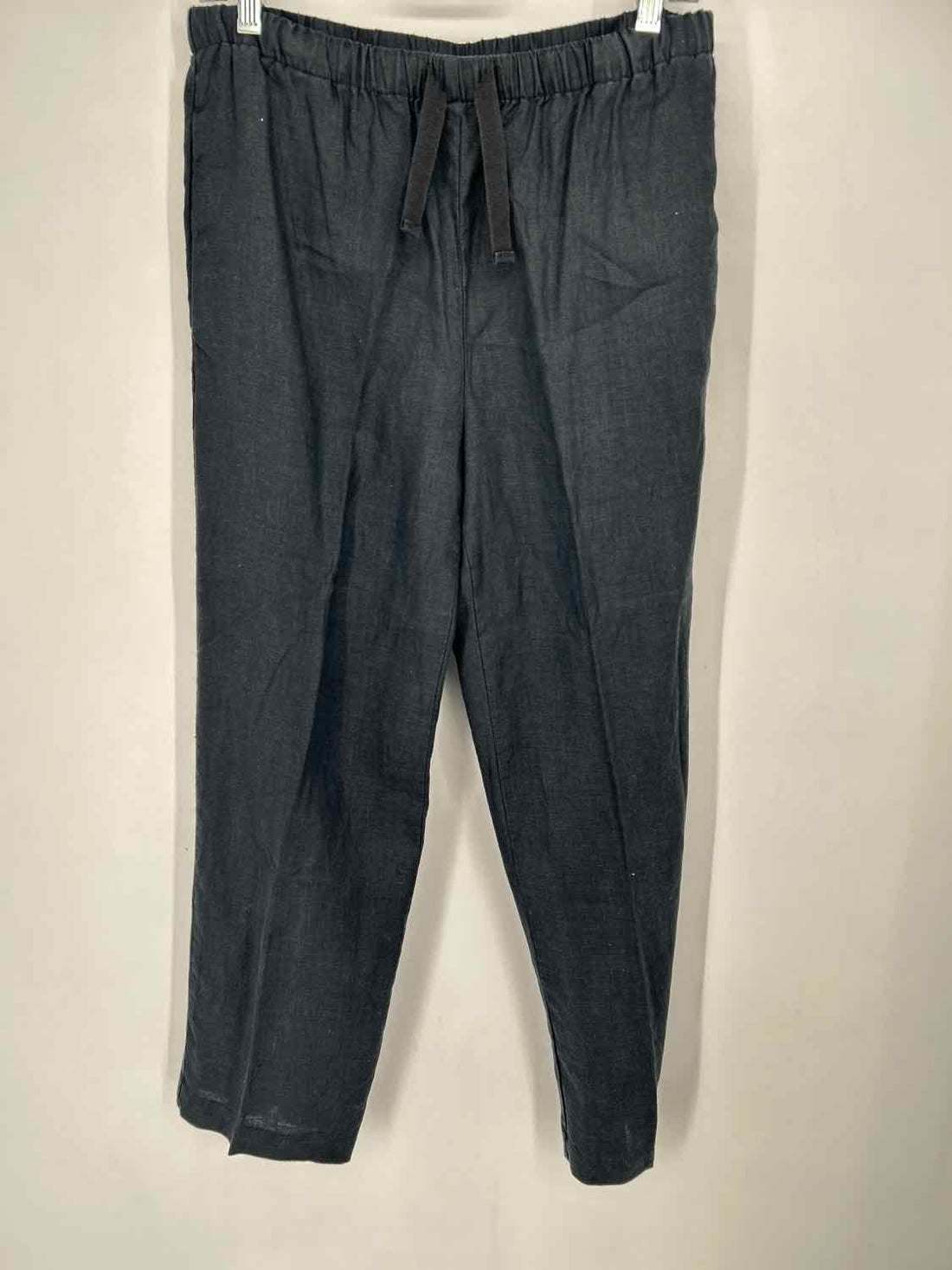 Quince Size M Black Linen 100% Pants