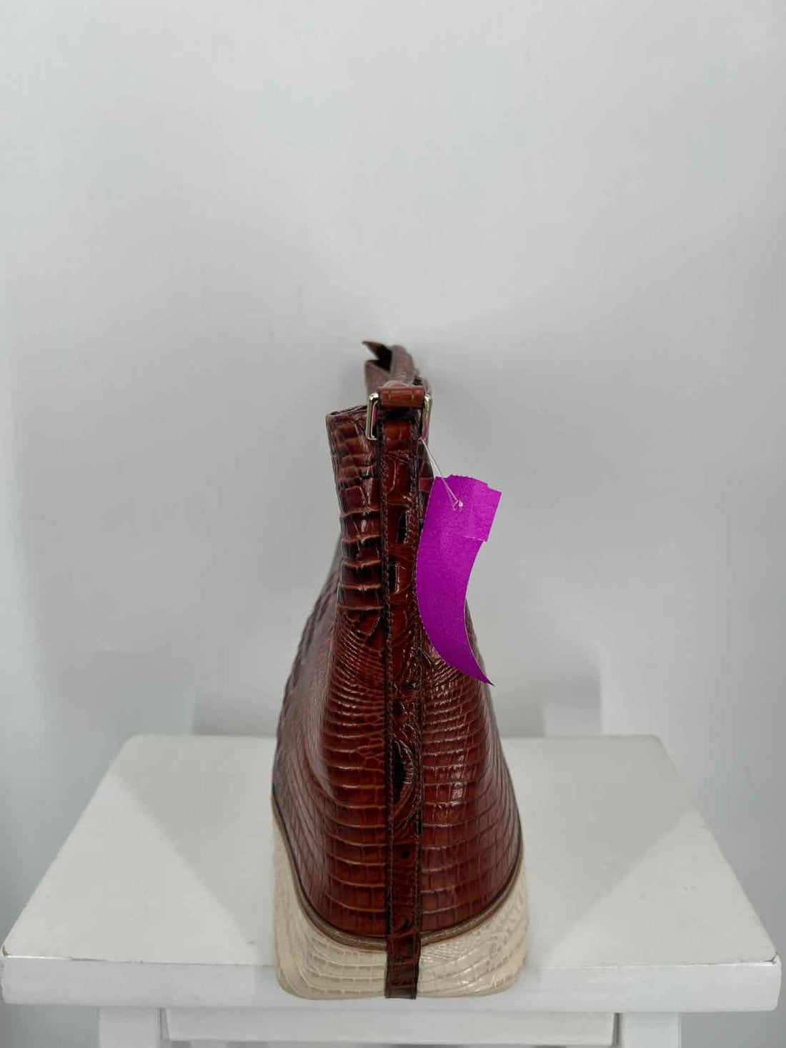 Brahmin Brown Genuine Leather Hobo