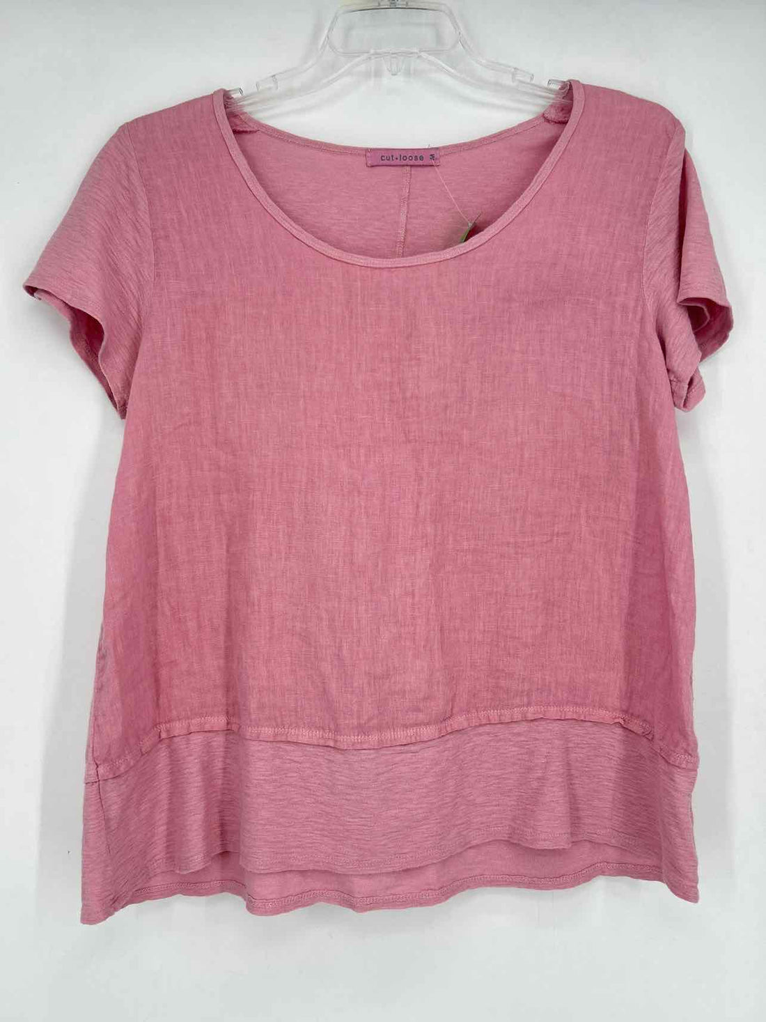 Cut Loose Size M Pink Short Sleeve