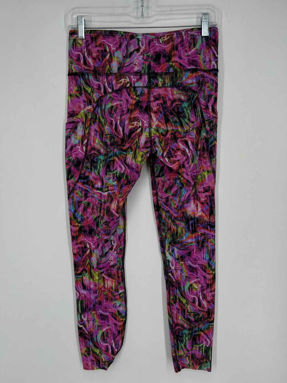 Lululemon Size 8 Purple Print Active Leggings
