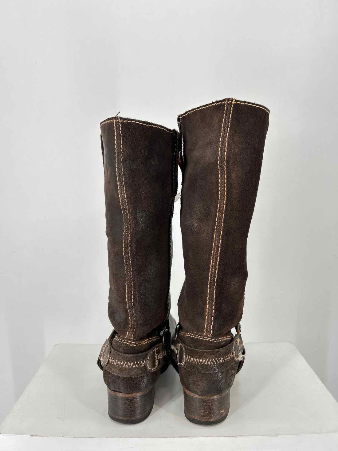 Bedstu Women Size 9.5 Dark Brown Riding Boot