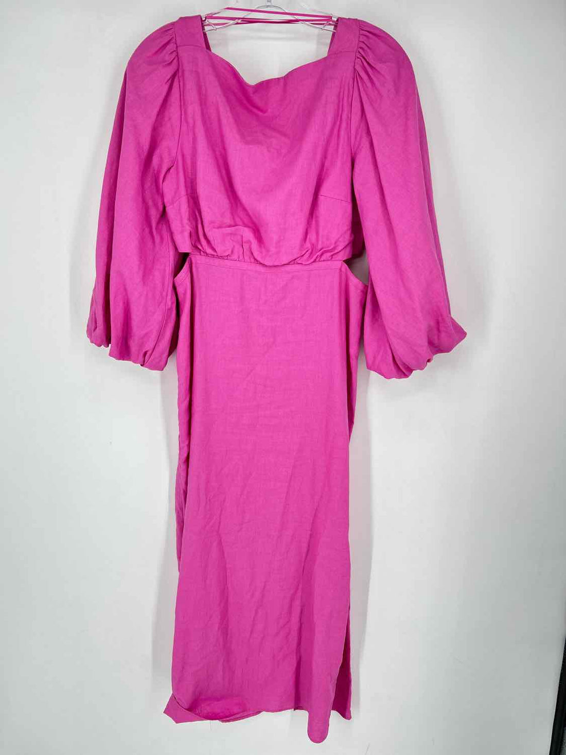 Ann Taylor Size 0 Pink Linen Blend Dress