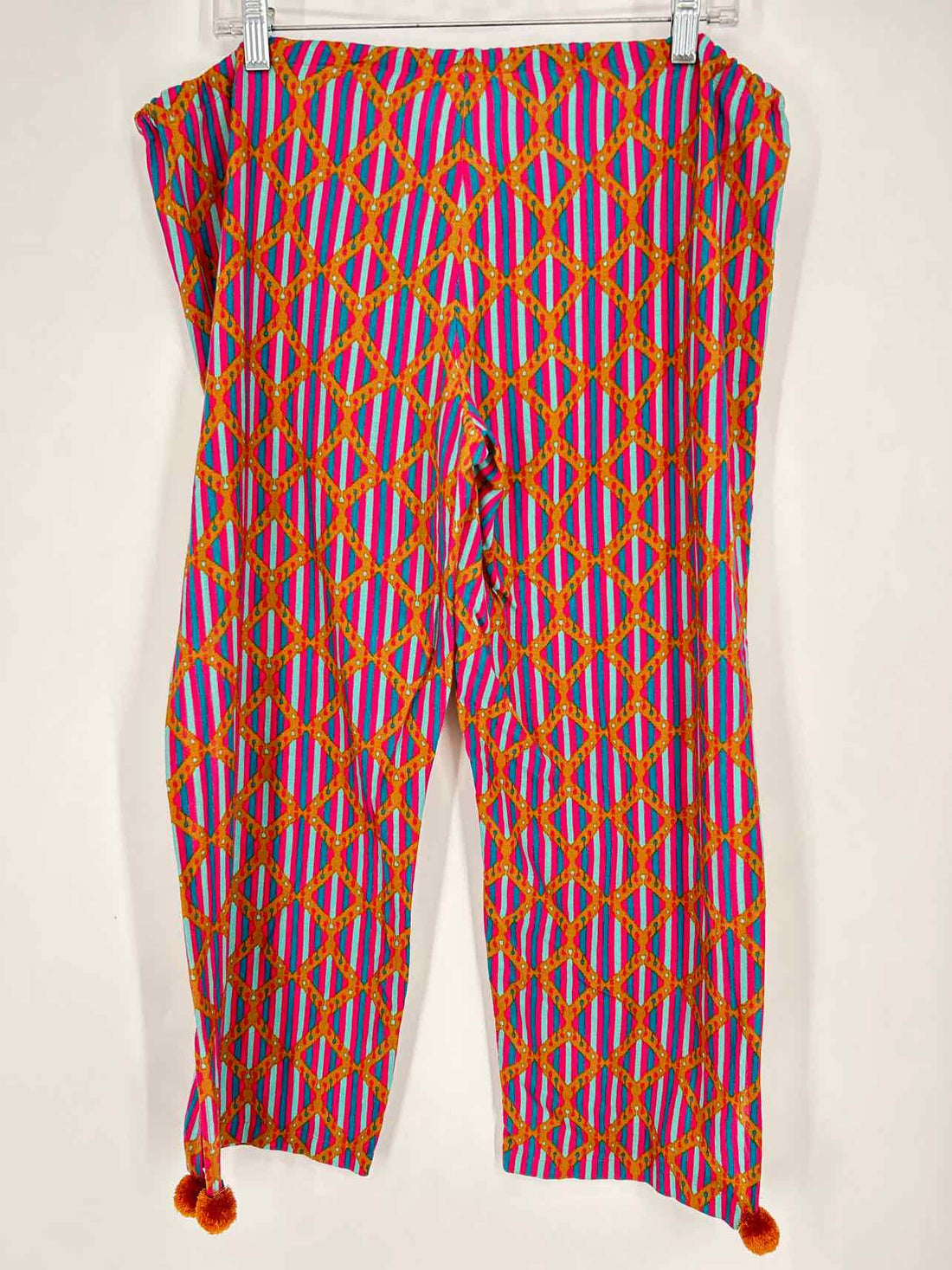 Figue Size M Pink & Blue Stripe Pants