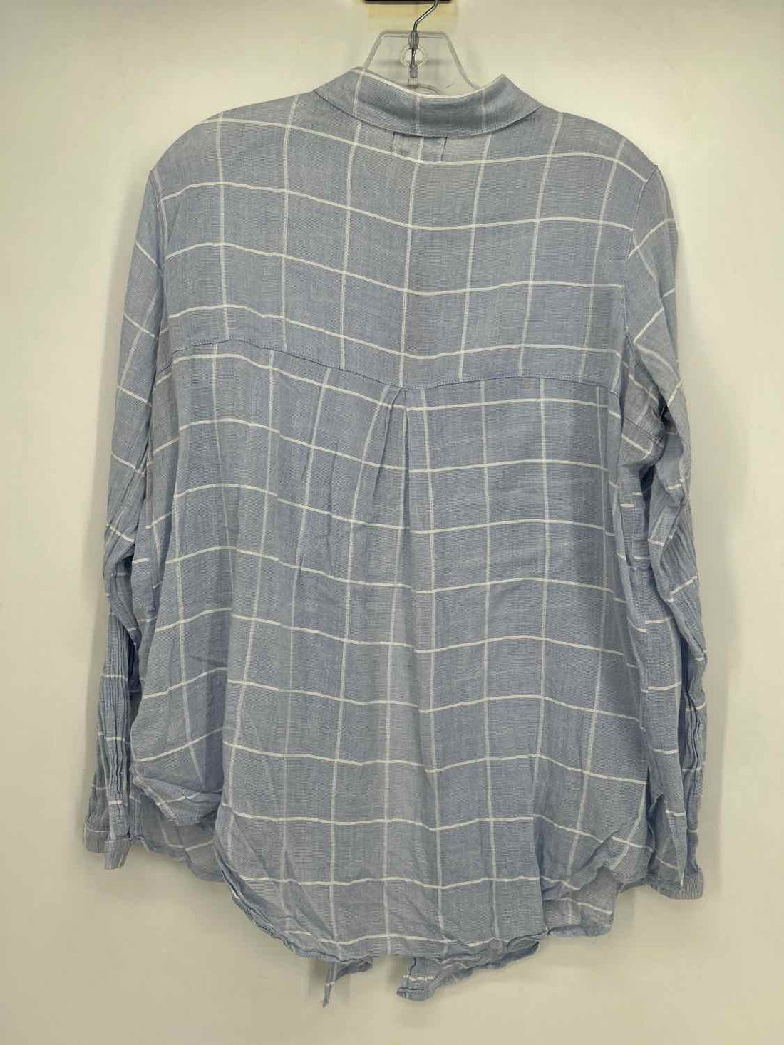Comme Toi Size M Blue Print Long Sleeve