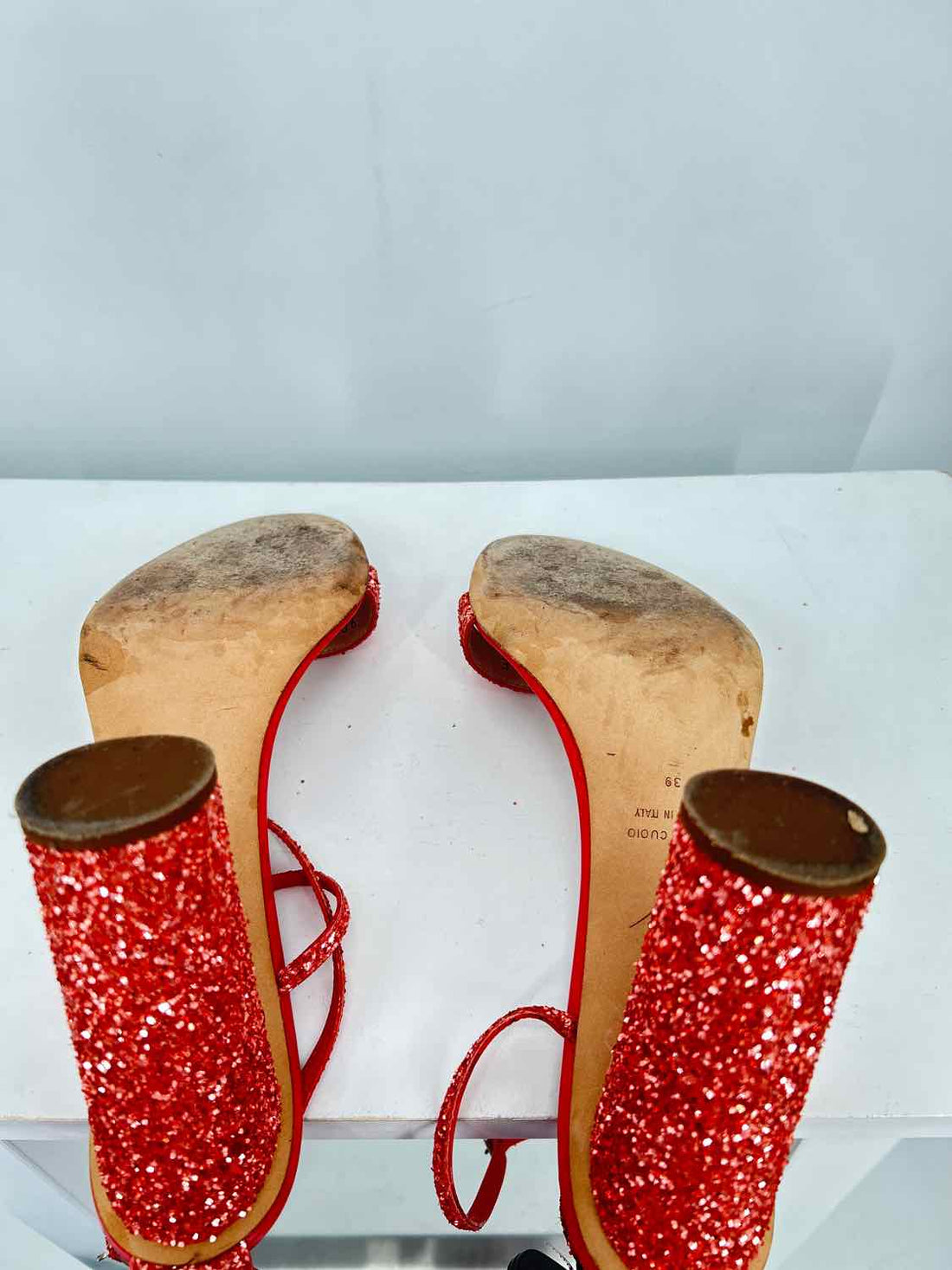 Giuseppe Zanotti Women Size 39 (8.5-9) Red Heels