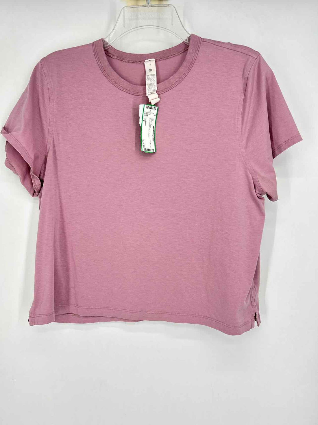Lululemon Size 10 Dusty Purple Short Sleeve Active Tops