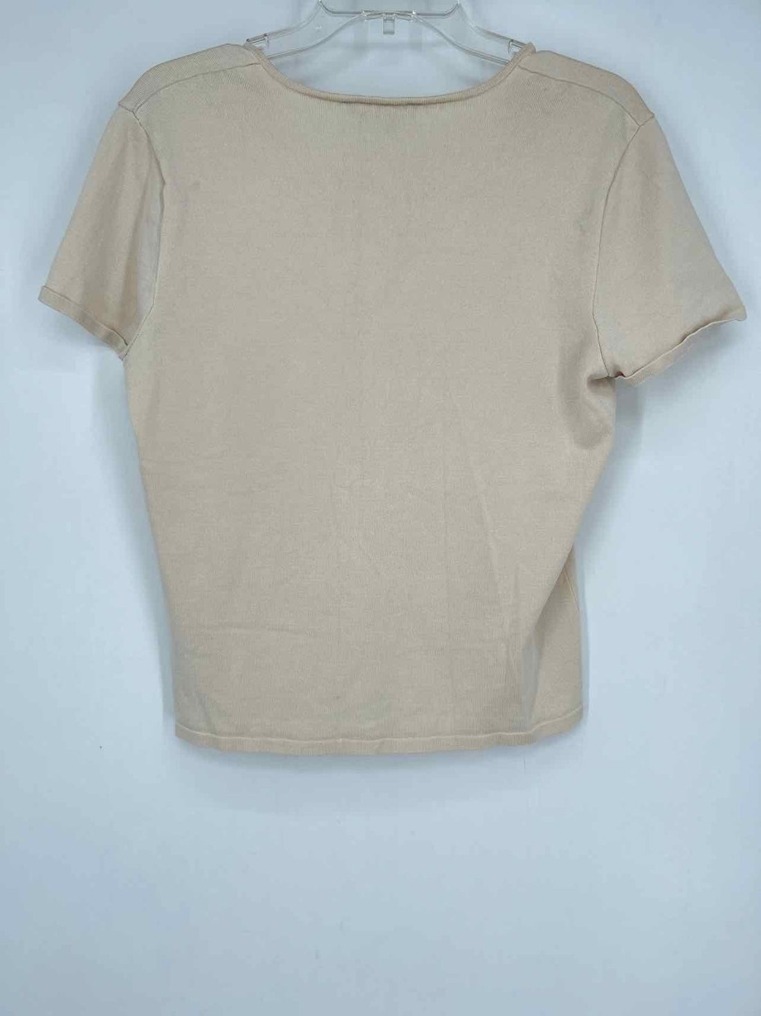 Lauren Ralph Lauren Size L Cream Short Sleeve