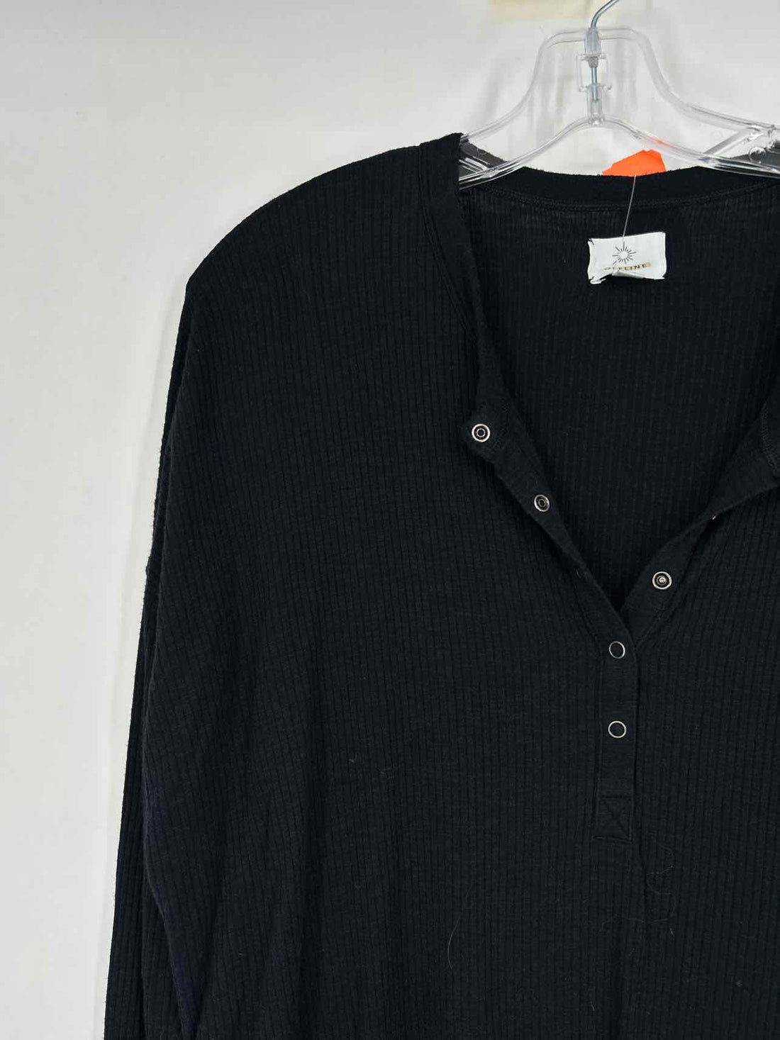 Offline By Aerie Size S Black Ribbed Long Sleeve