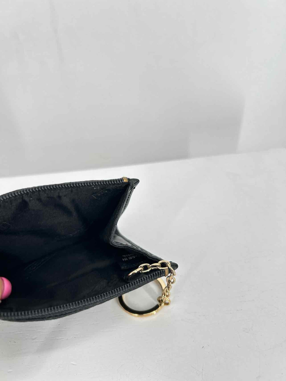Coach Black Signature Canvas/Leather Pre Owned Card Holder