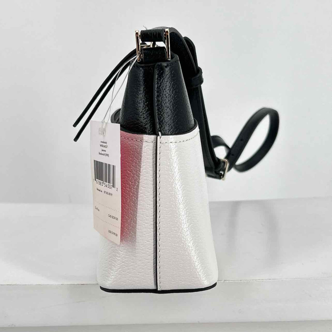 Kate Spade Black & White Leather NWT Crossbody