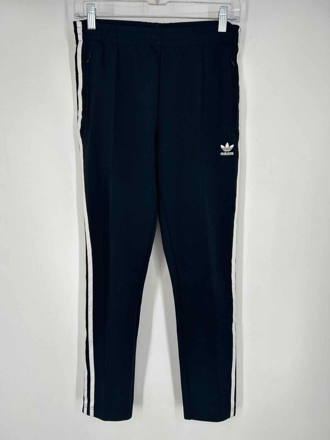Adidas Size S Black & White Striped Active Pants
