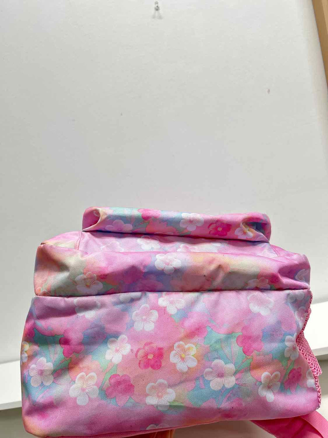 Jansport Pink Floral Nylon Pre Owned Backpack