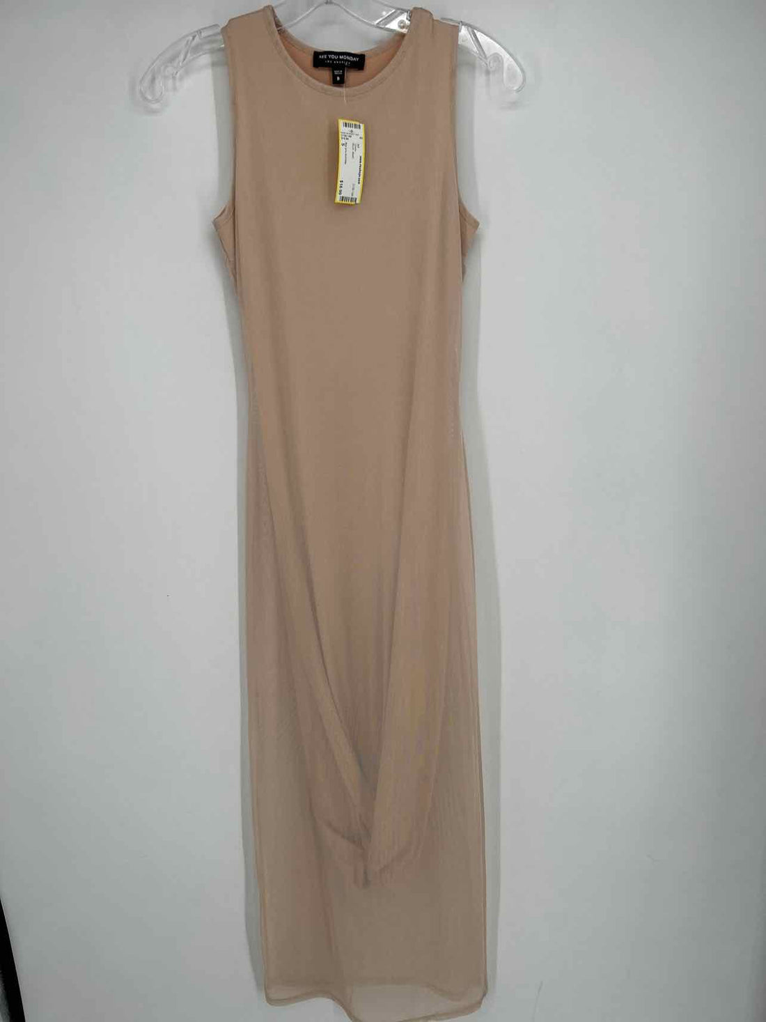 See you monday Size S Blush Mesh Dress