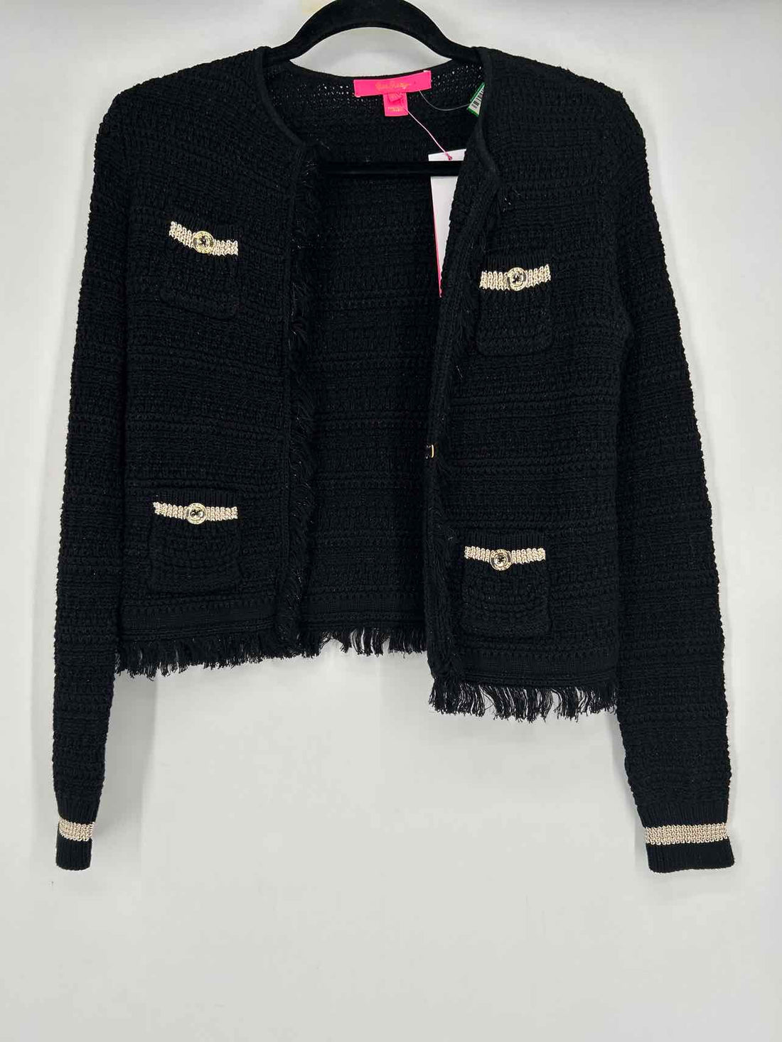 Lilly Pulitzer XXS Black Shimmer Knit NWT Lilly Pulitzer Cardigan