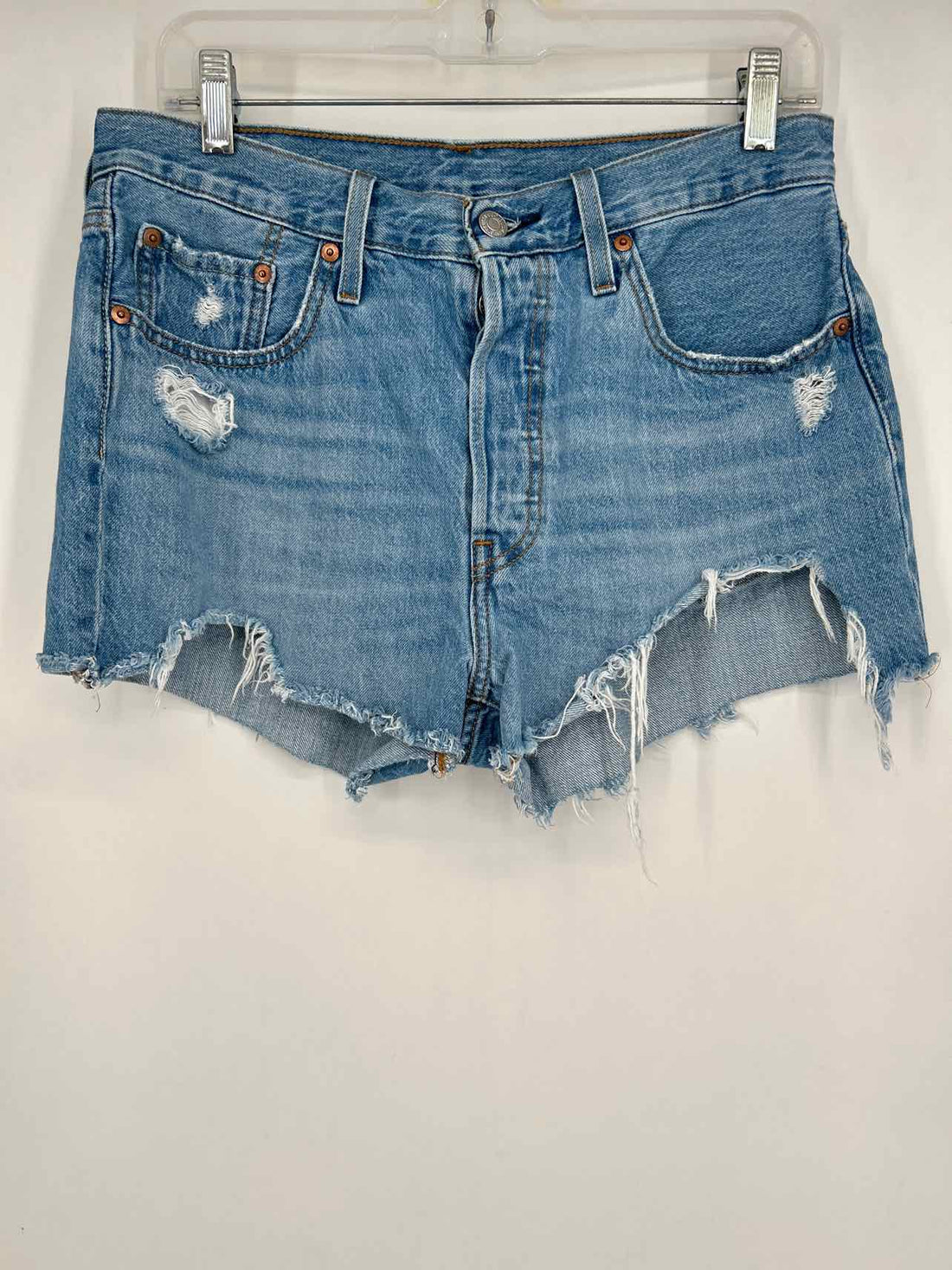 Levis Size 29 Denim Distressed Shorts