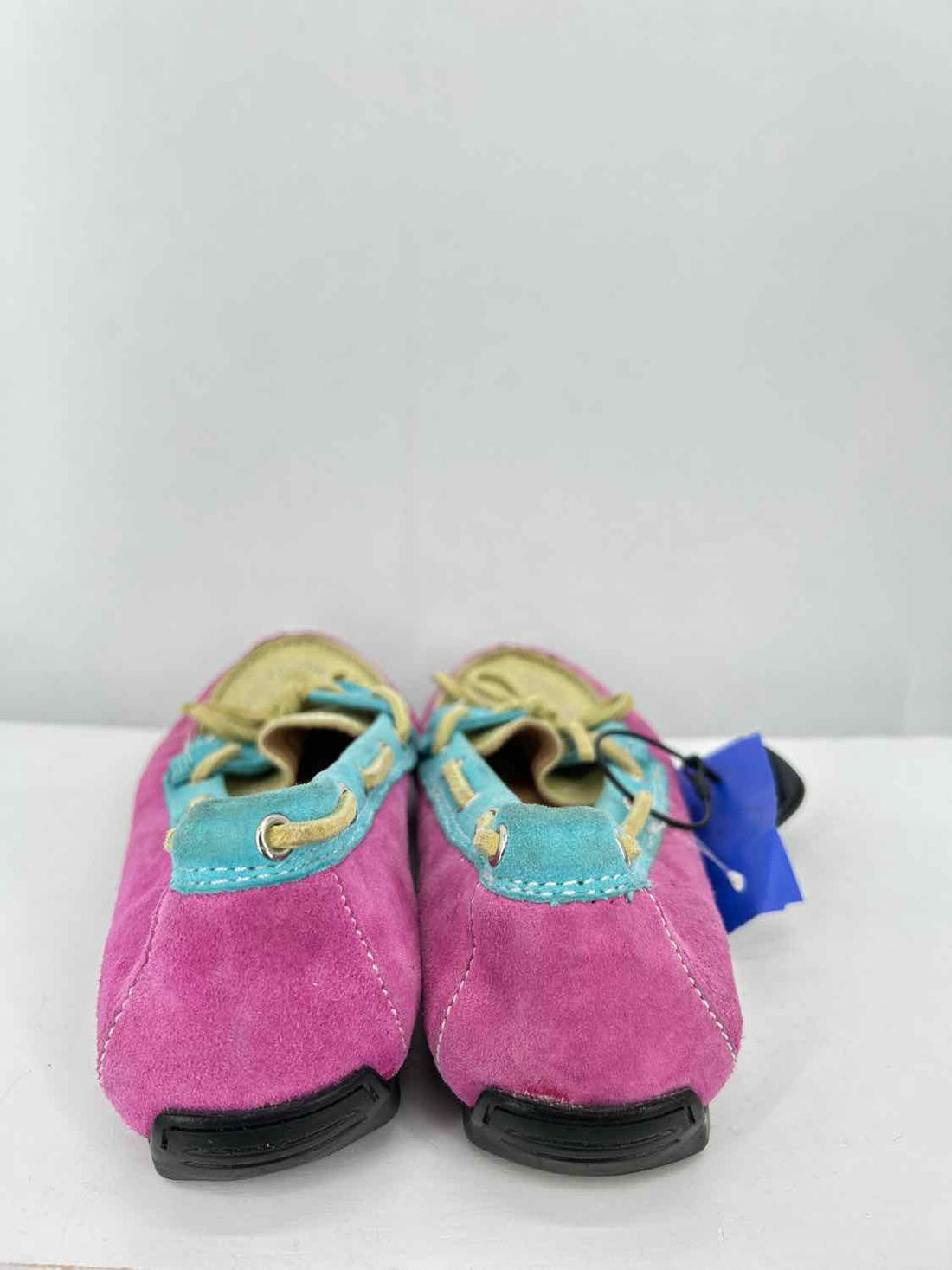 Vaneli Women Size 6 Magenta Colorblock Loafers