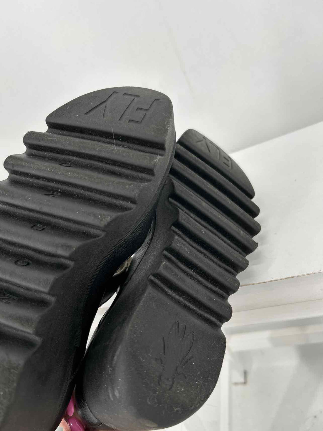 Fly london Women Size 40 (9-9.5) Black Wedges