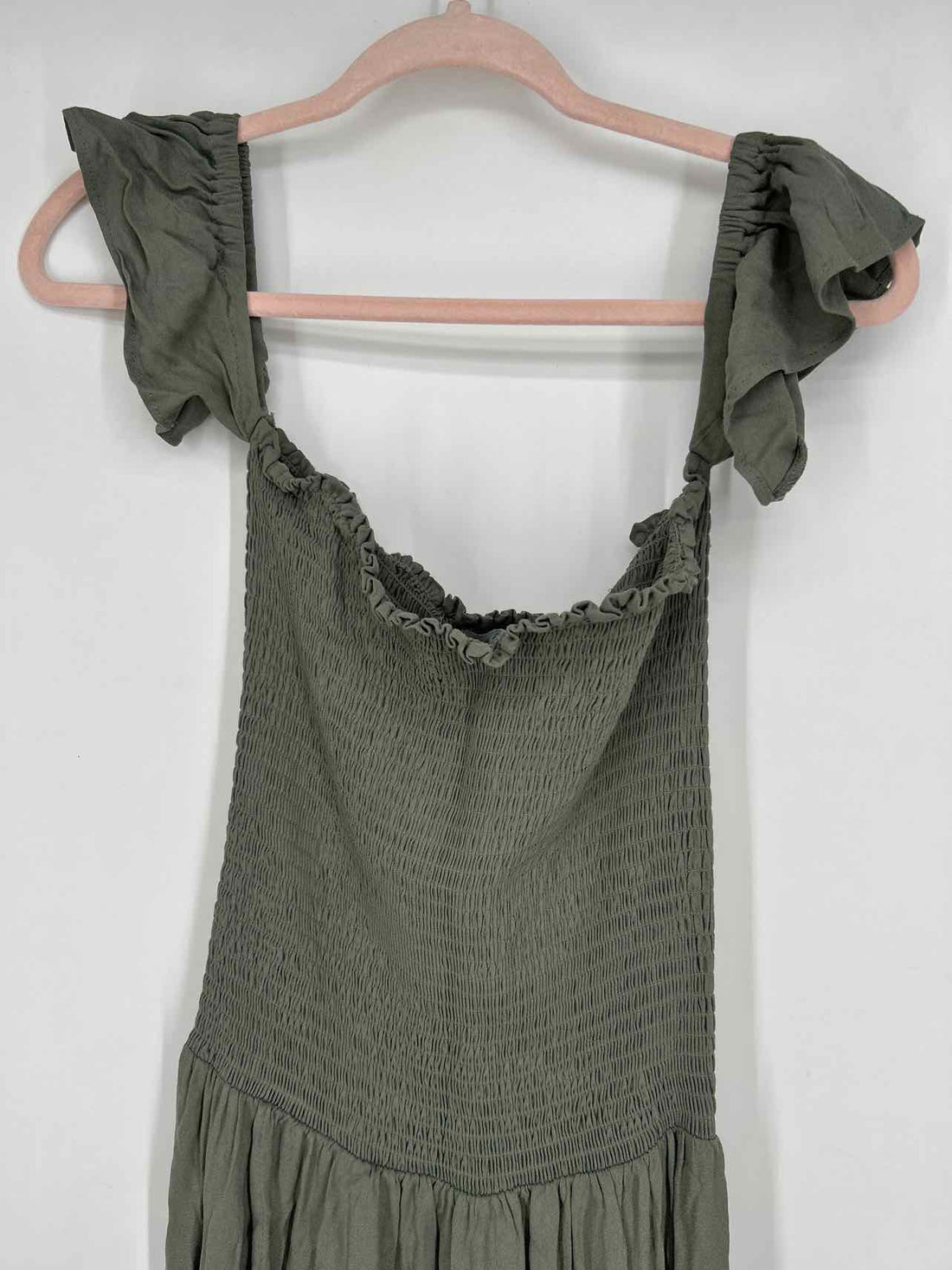 Young Fabulous + Broke Size M Green Sleeveless Dress