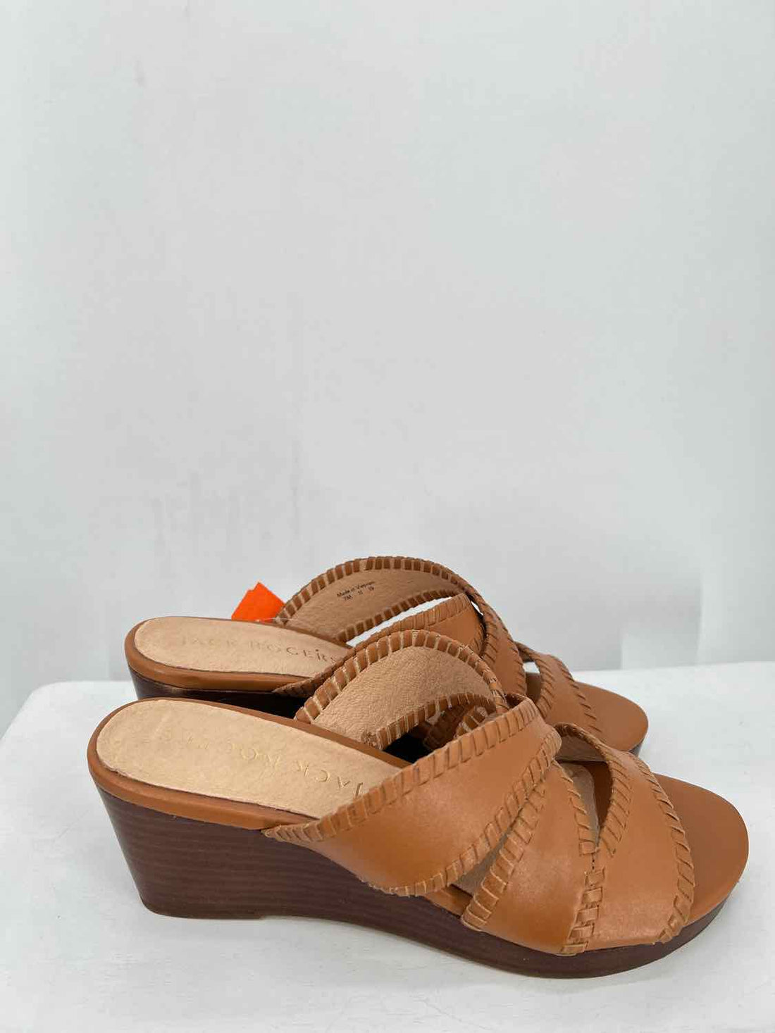 Jack Rogers Women Size 7 Brown Wedges