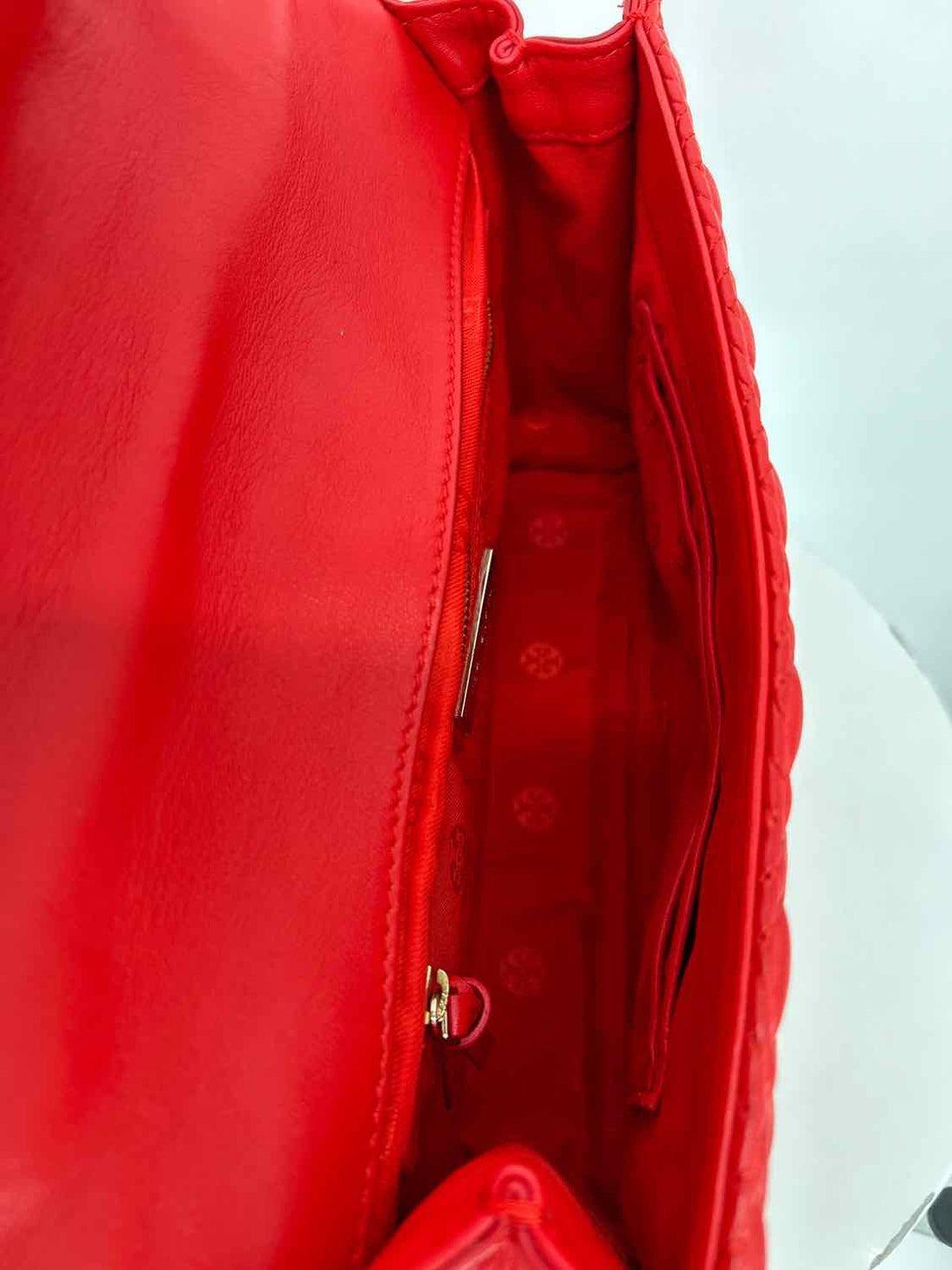 Tory Burch Fleming Red Purse