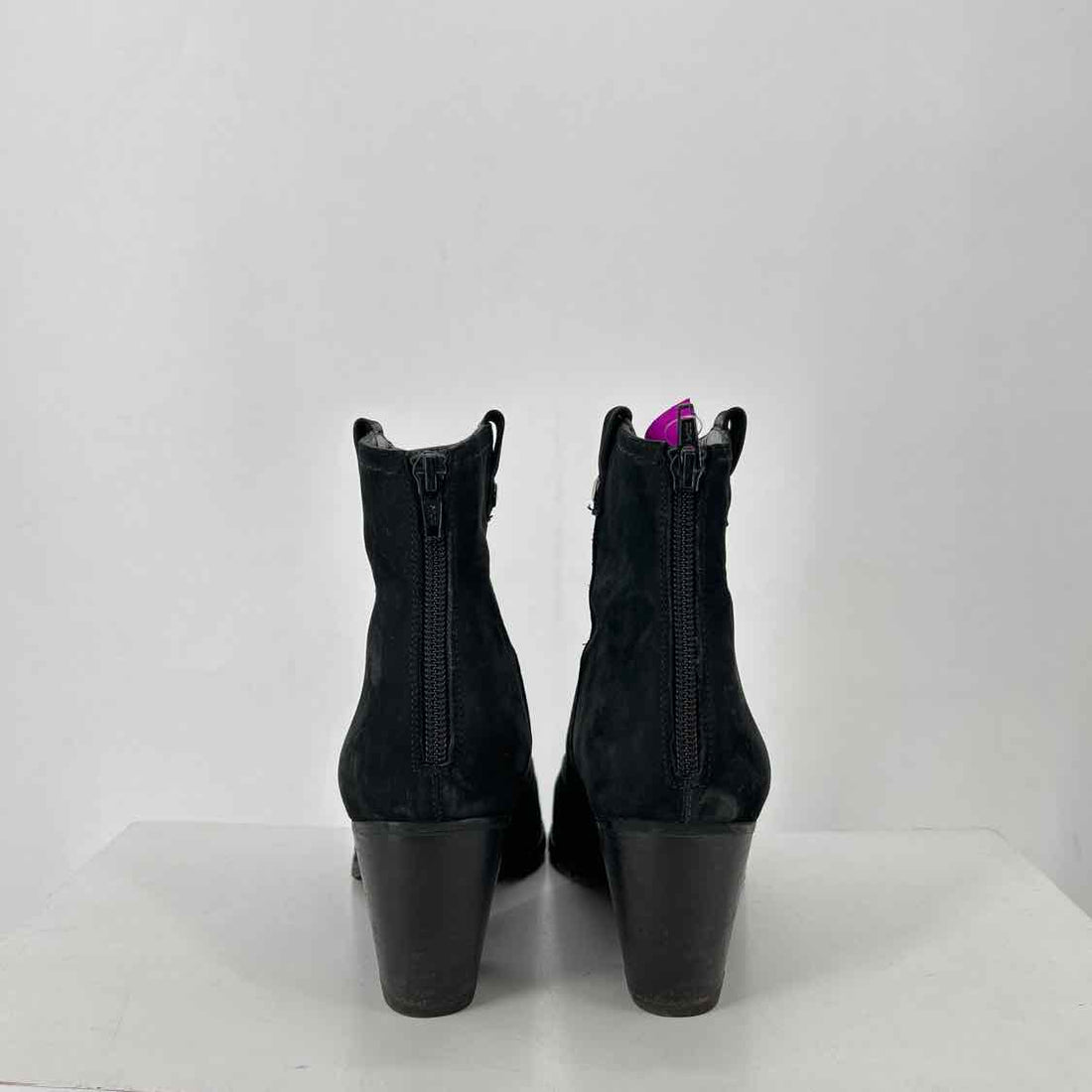 Stuart Weitzman Women Size 9.5 Black Genuine Leather Ankle Boot