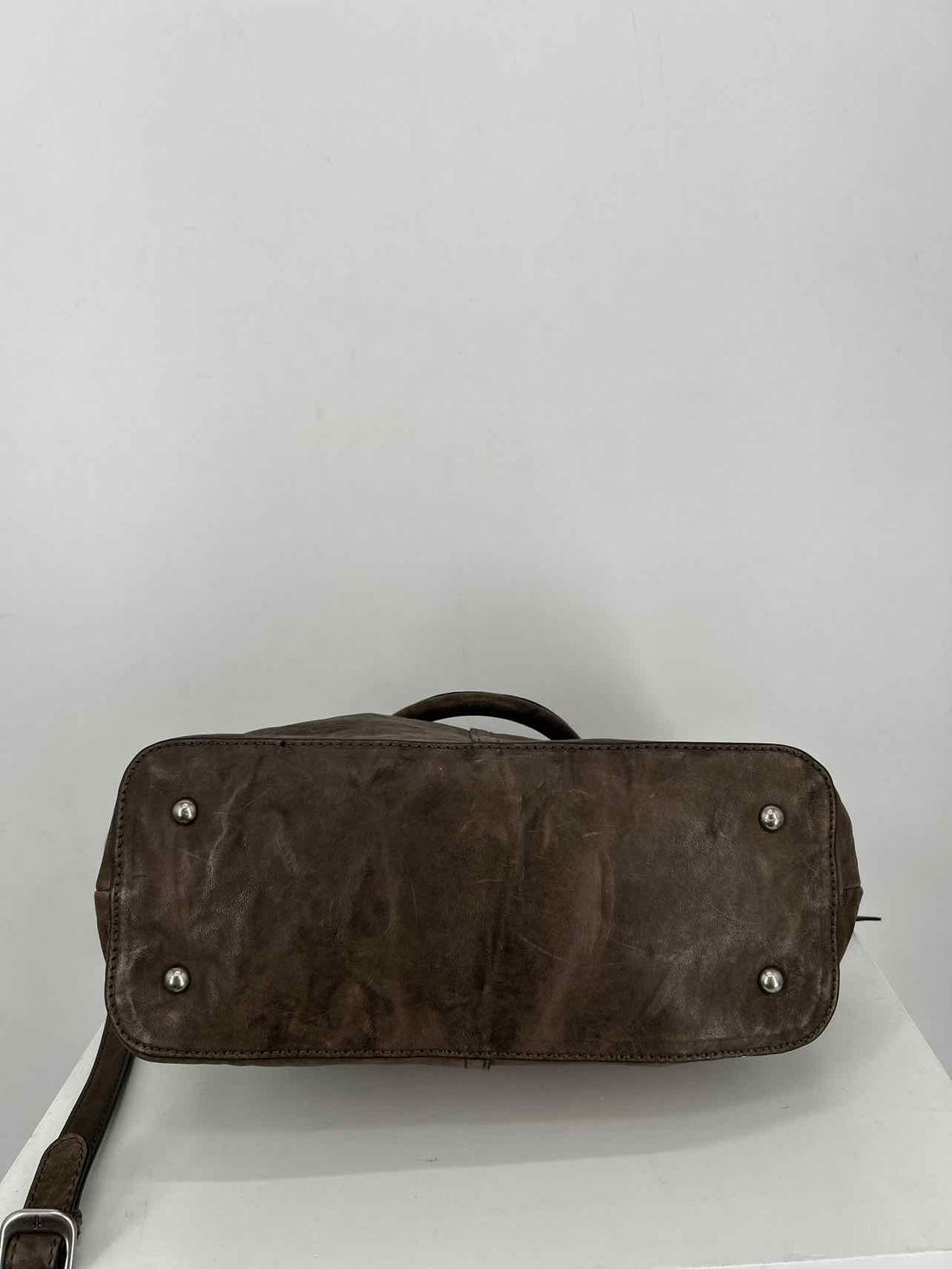 Frye Dark Gray Leather NWT Satchel