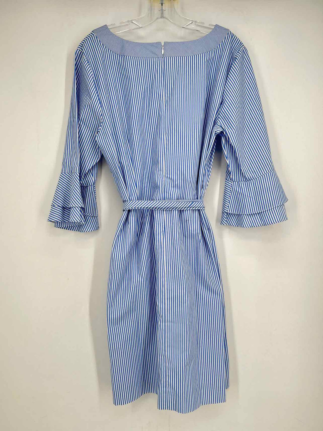 Talbots Size 16 Blue & White Striped NWT Dress