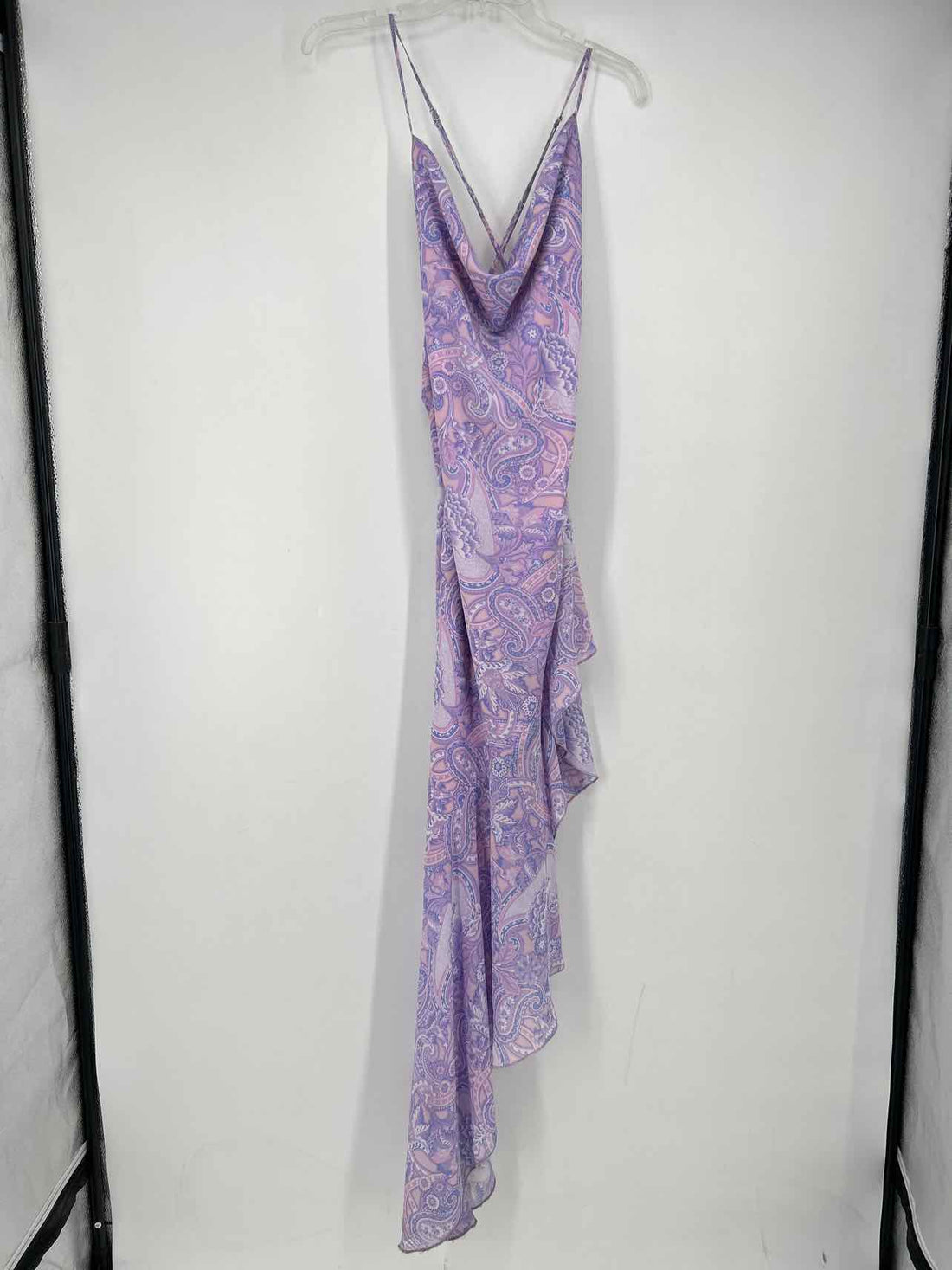 Lovers And Friends Size L Purple Paisley Sleeveless Dress