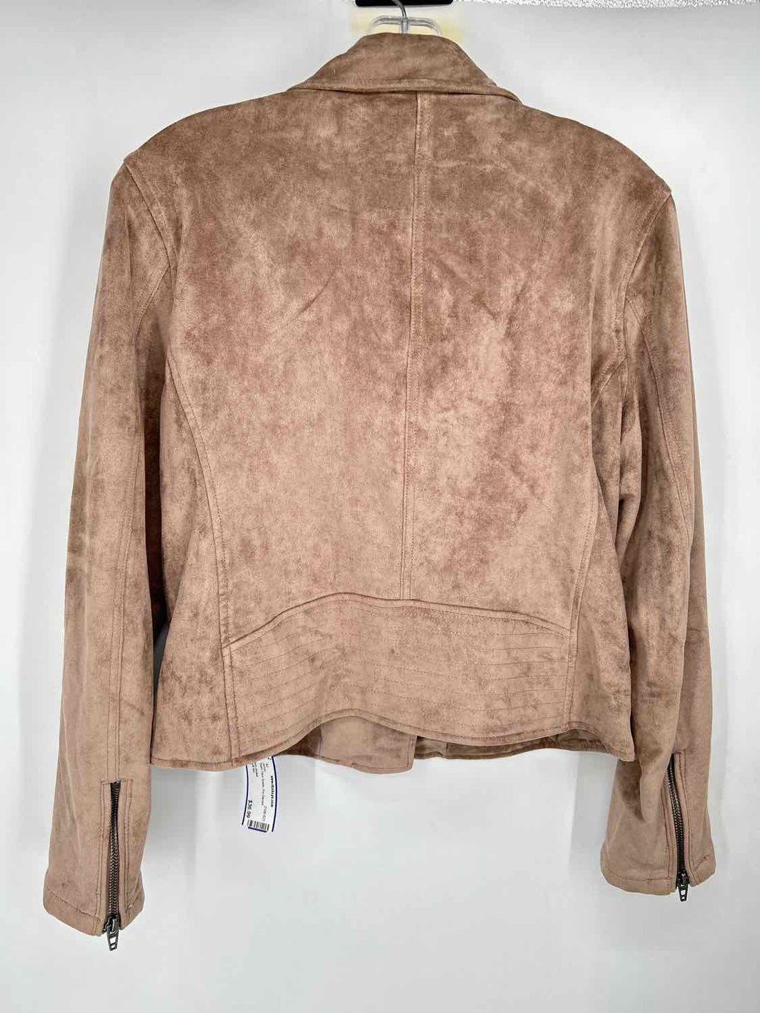 Blank nyc Size M Taupe Faux Suede Jacket