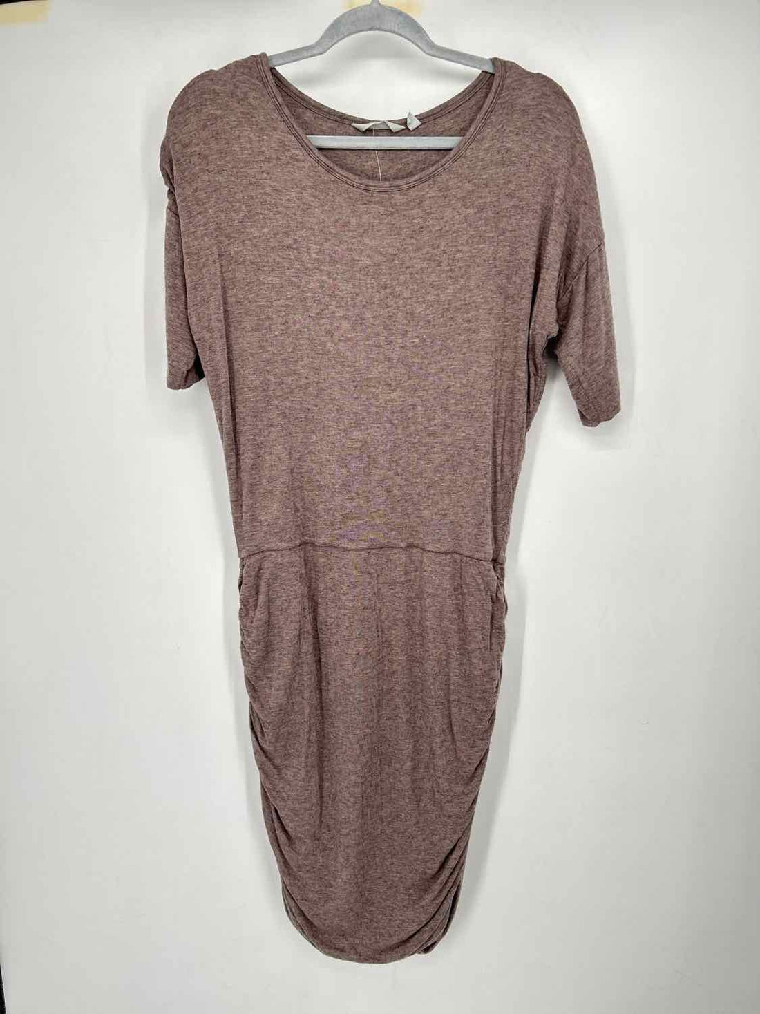 Athleta Size S Taupe Short Sleeve Dress