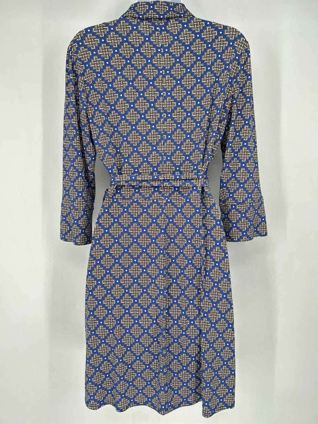 Laundry by Shelli Segal Size M Blue Print Dress