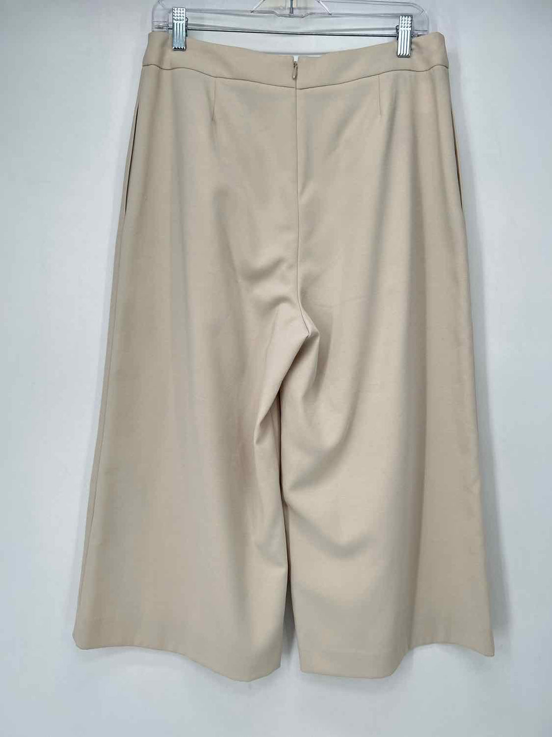 BCBG Size 8 Khaki Pants Crop Wide Leg