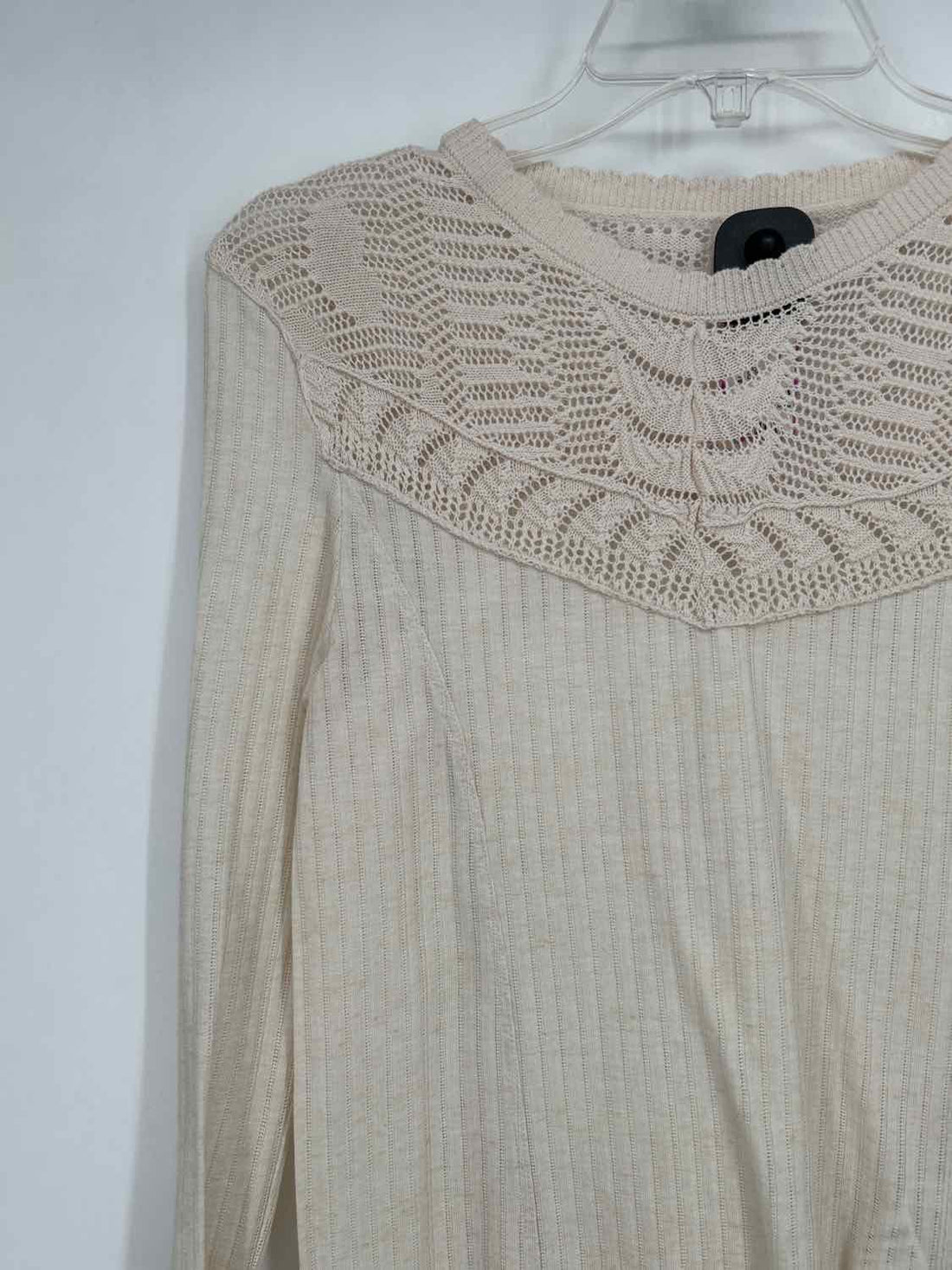 Free People Size S White Long Sleeve