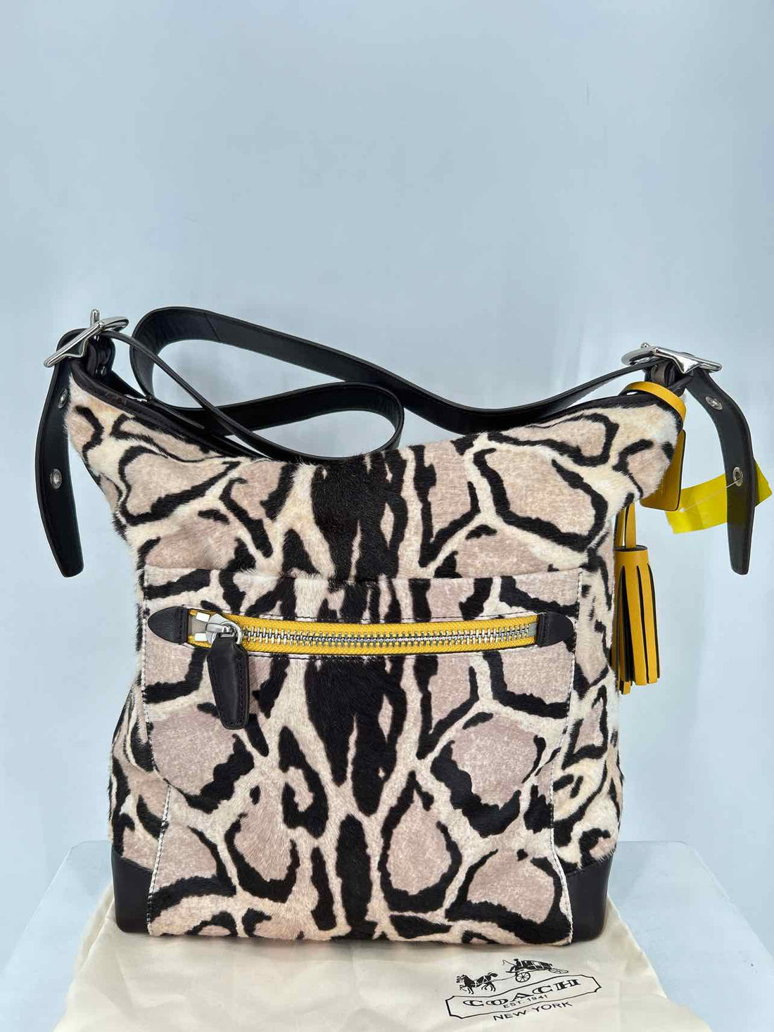 Coach Ocelot Calf Hair Like New Hobo