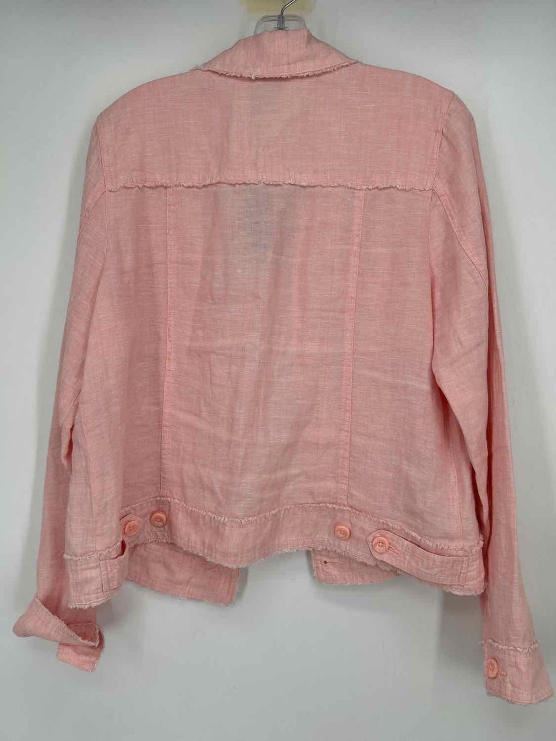 Tommy Bahama Size L Light Pink Linen 100% Jacket