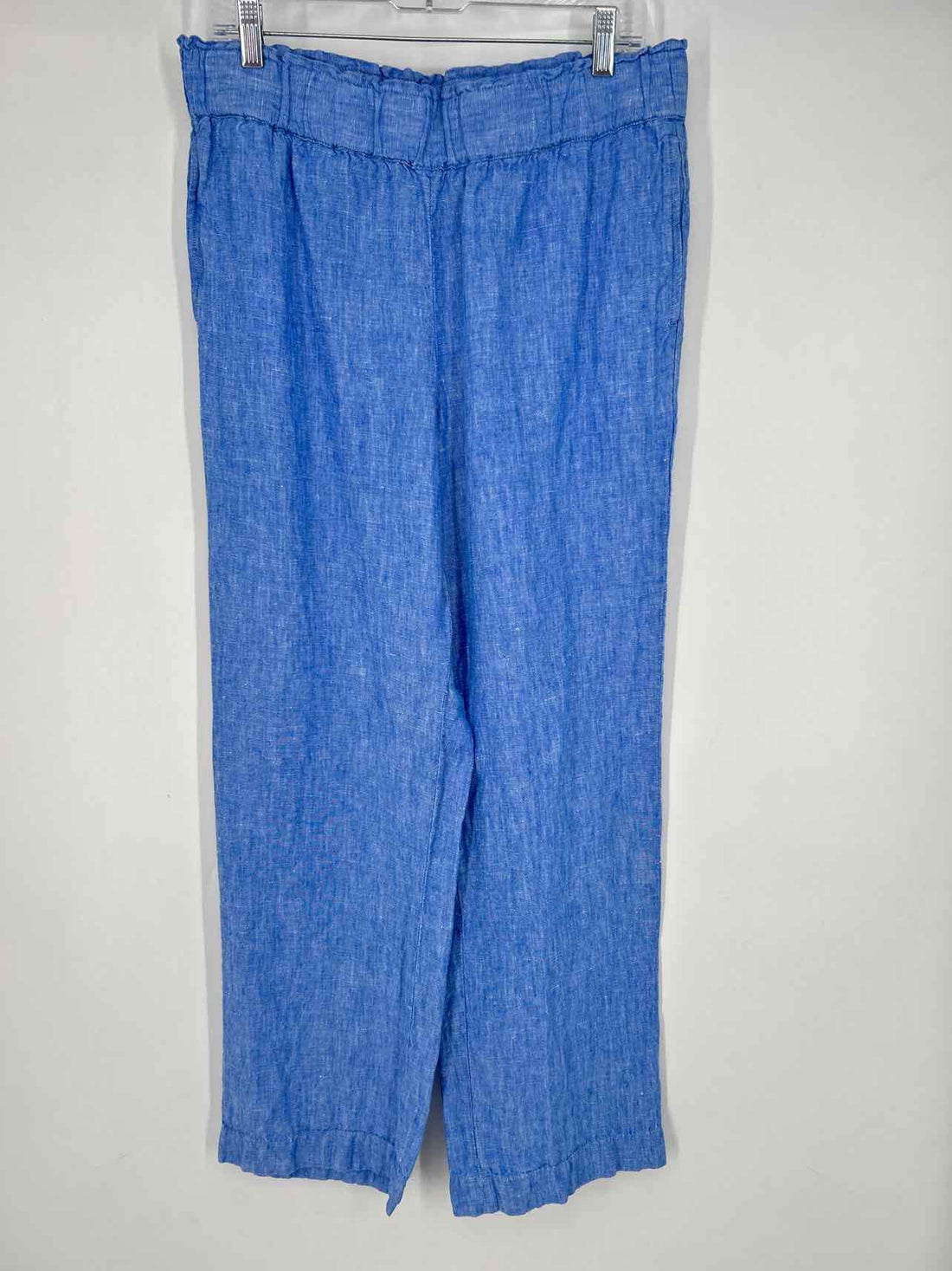 Talbots Size M Blue Linen Pants
