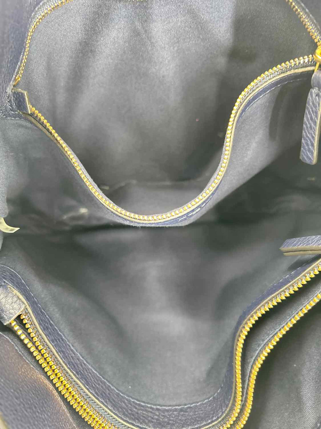 Tory Burch Navy Colorblock Gemini Belted Hobo