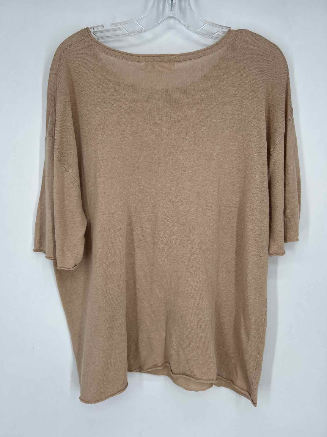 By Together Size L Tan Short Sleeve