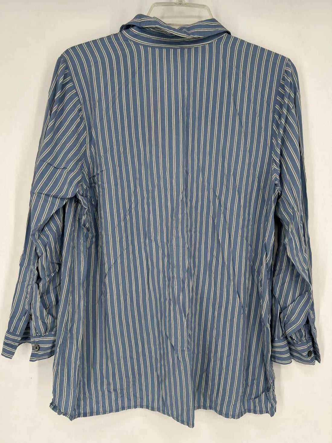 J Jill Size M Blue Stripe Long Sleeve