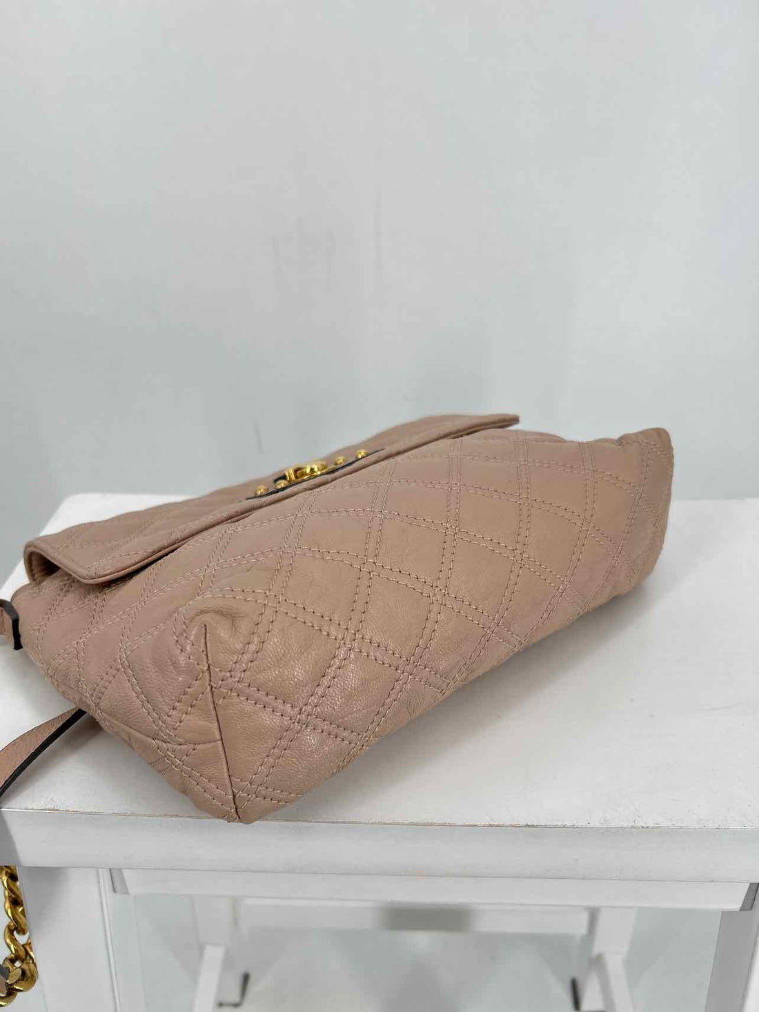 Marc Jacobs Blush Quilted Leather Pre Owned Shoulder