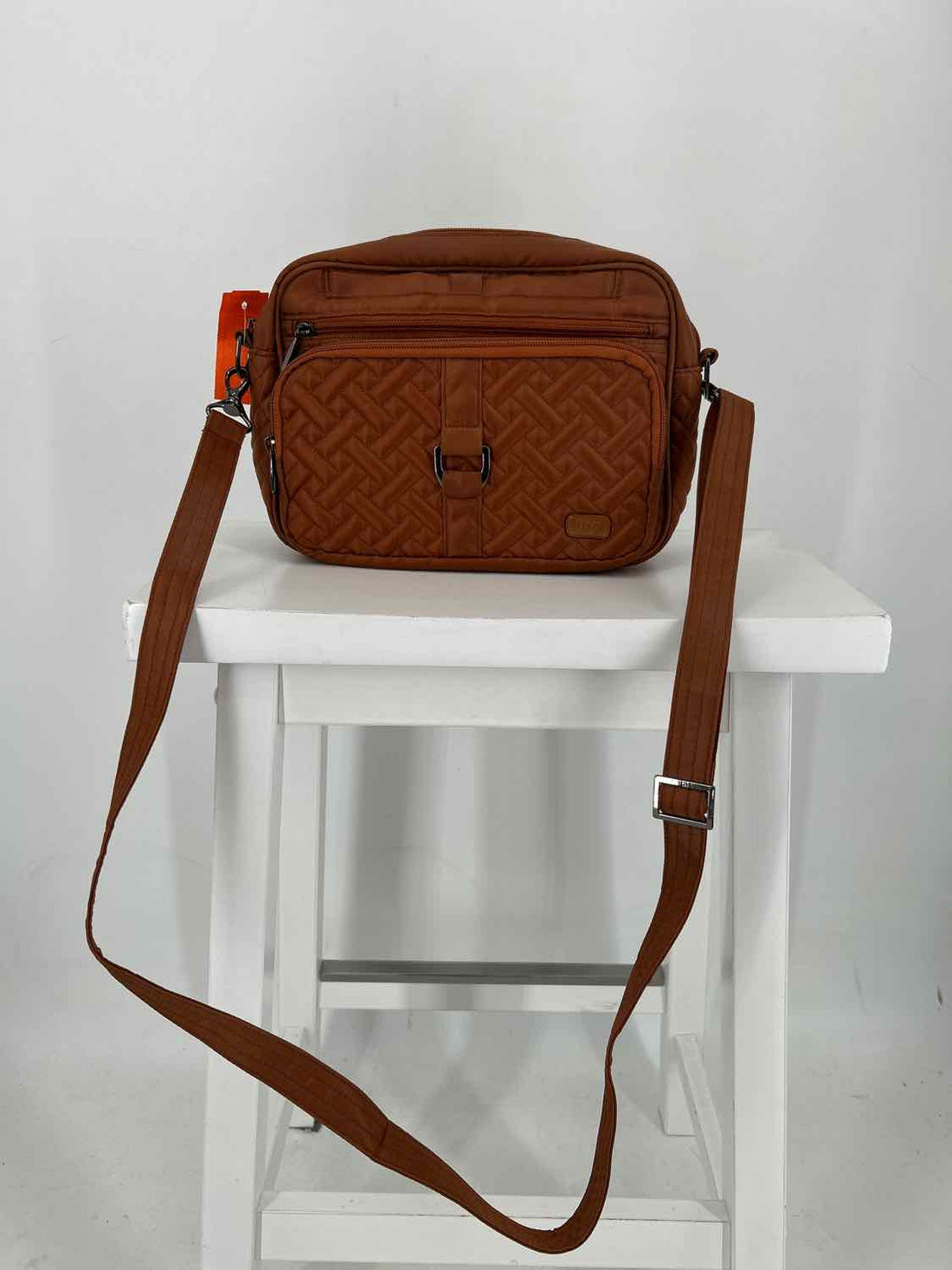 Lug Brown Nylon Pre Owned Crossbody