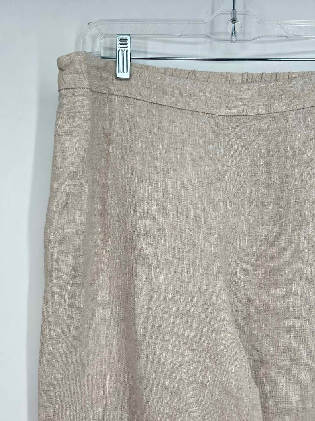 Chicos Size .5 (6) Beige Linen Pants