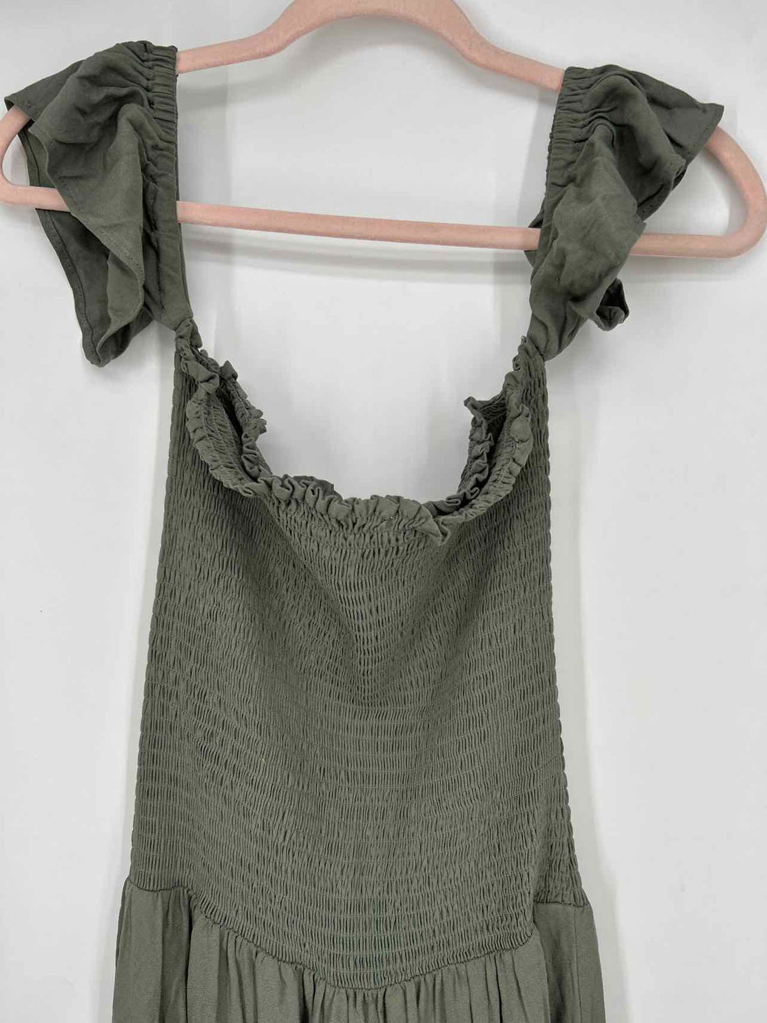 Young Fabulous + Broke Size M Green Sleeveless Dress