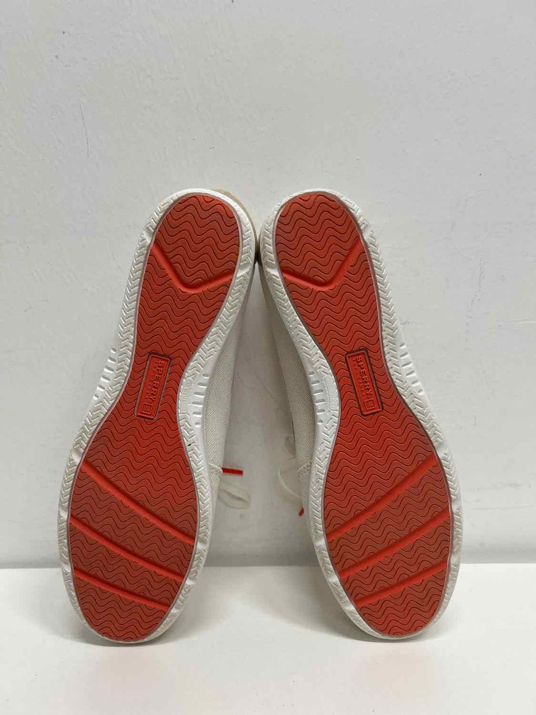 Sperry Women Size 9.5 Cream Canvas Loafers