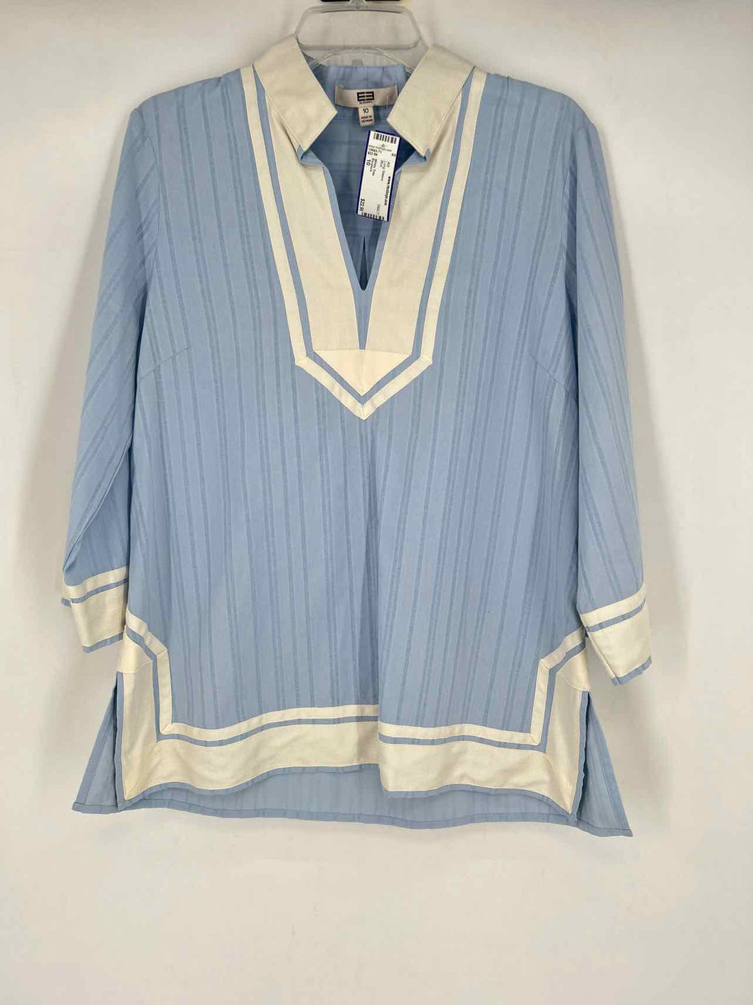 Etcetera Size 10 Blue Long Sleeve
